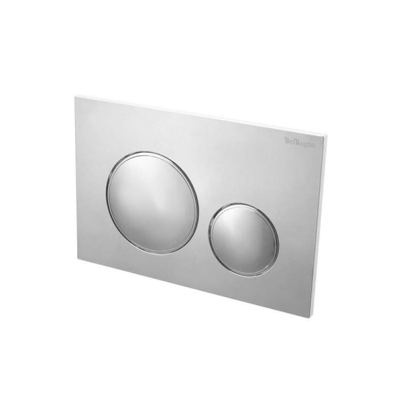 Клавиша смыва BelBagno BB-03C-CRM, механическая, цвет хром глянцевый
