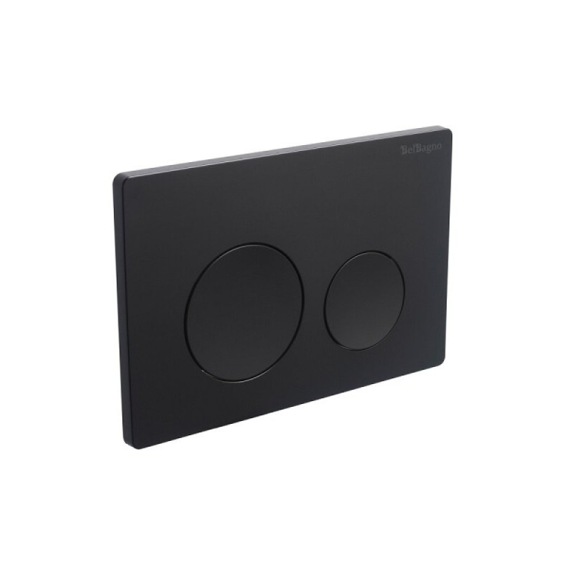Клавиша смыва BelBagno BB-03C-NERO.M, механическая, цвет черный матовый