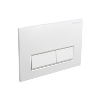 Инсталляция для подвесного унитаза BelBagno BB-101-M-BR, в комплекте с клавишей смыва, белый глянец