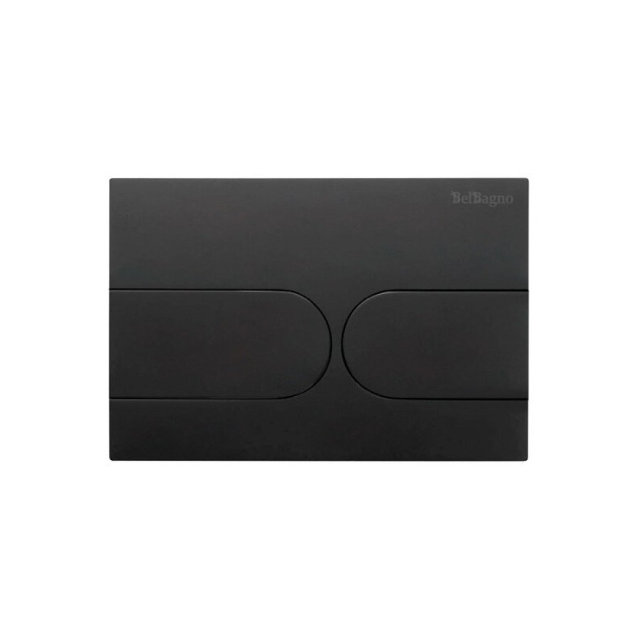 Клавиша смыва BelBagno BB-11-NERO.M, механическая, цвет черный матовый