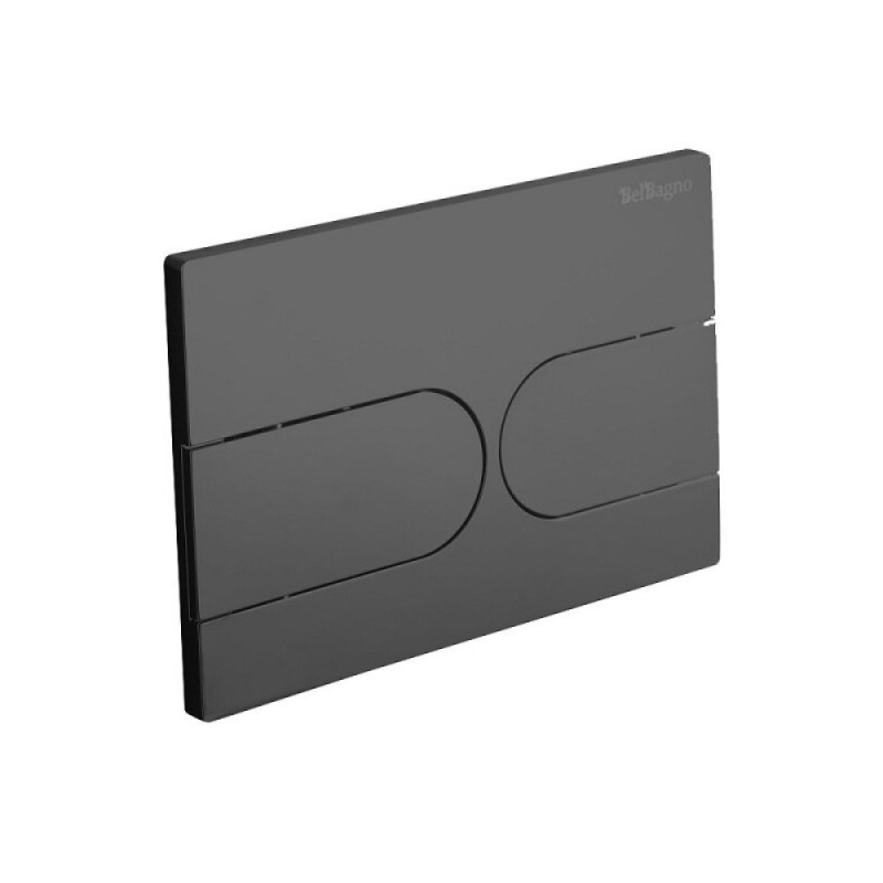 Клавиша смыва BelBagno BB-11-NERO.M, механическая, цвет черный матовый