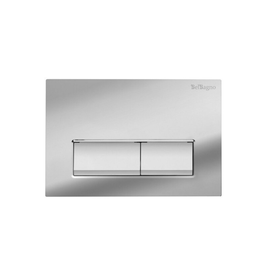 Клавиша смыва BelBagno BB-15R-CRM, механическая, цвет хром глянцевый