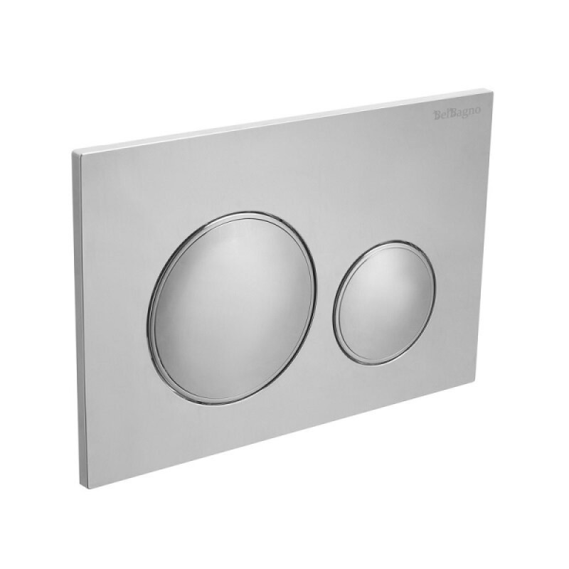 Клавиша смыва BelBagno BB-17C-CRM, механическая, цвет хром глянцевый, с ободком