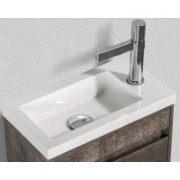 Раковина BelBagno, 40 см, искусственный мрамор, BB-400-PM-LVB