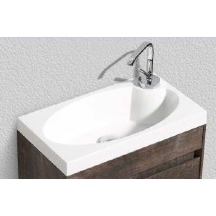 Раковина BelBagno, 46 см, искусственный мрамор, BB-460-PM-LVB