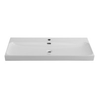 Раковина BelBagno Marino-Cer BB-8078-100, 101 см, керамика, белый