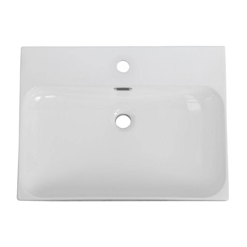 Раковина BelBagno Marino-Cer BB-8078-60, 61 см, керамика, белый