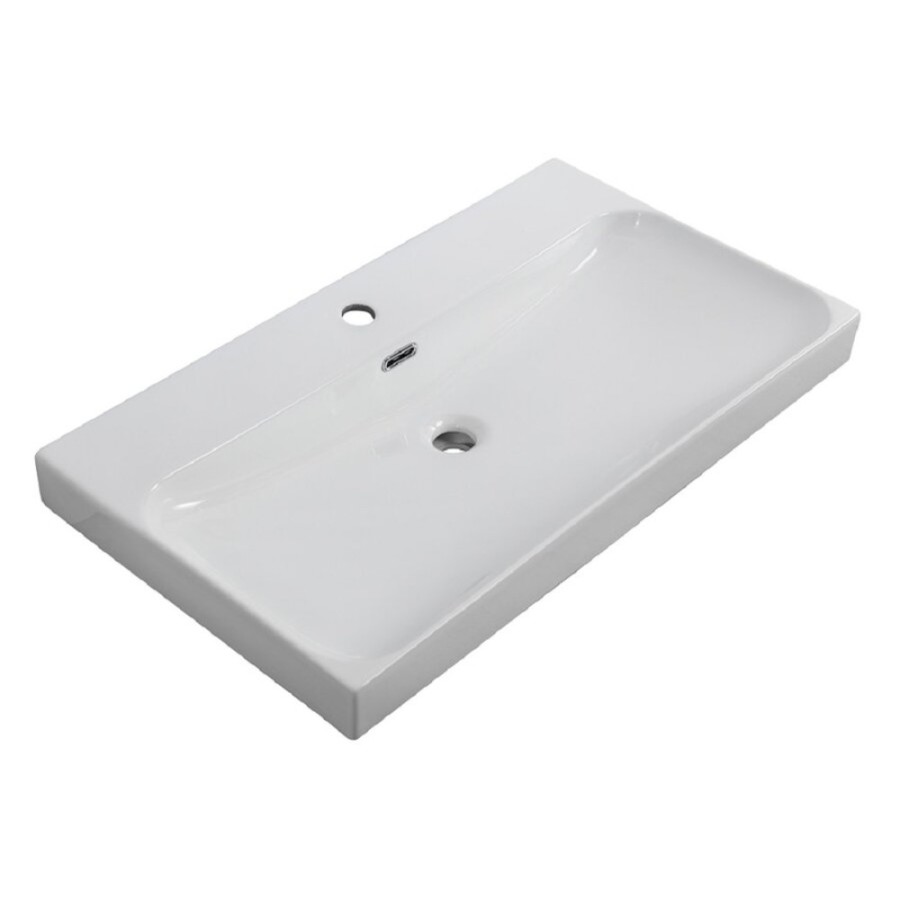 Раковина BelBagno Marino-Cer BB-8078-80, 81 см, керамика, белый