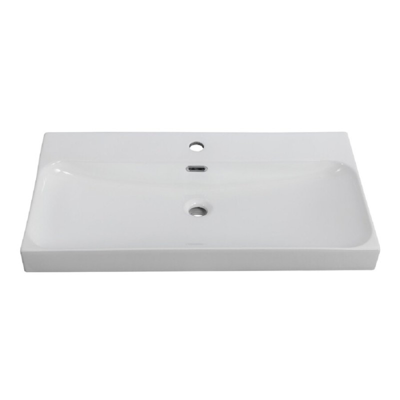 Раковина BelBagno Marino-Cer BB-8078-80, 81 см, керамика, белый