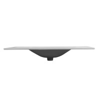 Раковина BelBagno Uno BB-8099-100, 101 см, керамика, белый
