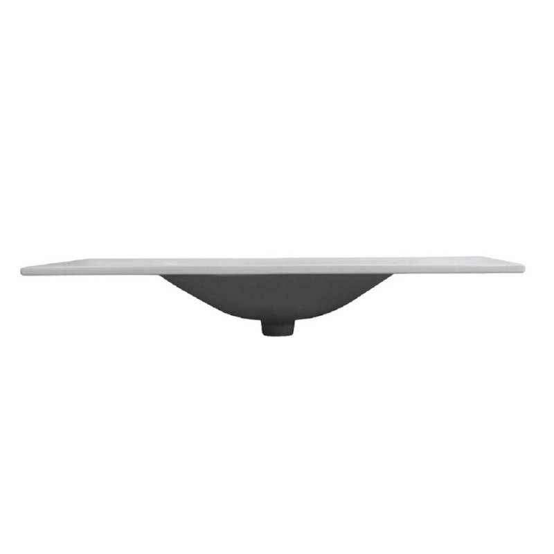 Раковина BelBagno Uno BB-8099-100, 101 см, керамика, белый