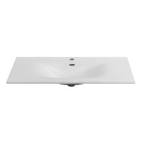 Раковина BelBagno Uno BB-8099-100, 101 см, керамика, белый