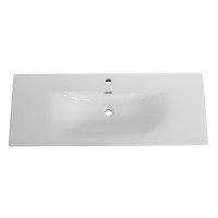 Раковина BelBagno Uno BB-8099-120, 121 см, керамика, белый