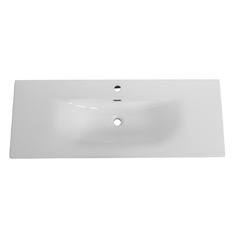 Раковина BelBagno Uno BB-8099-120, 121 см, керамика, белый
