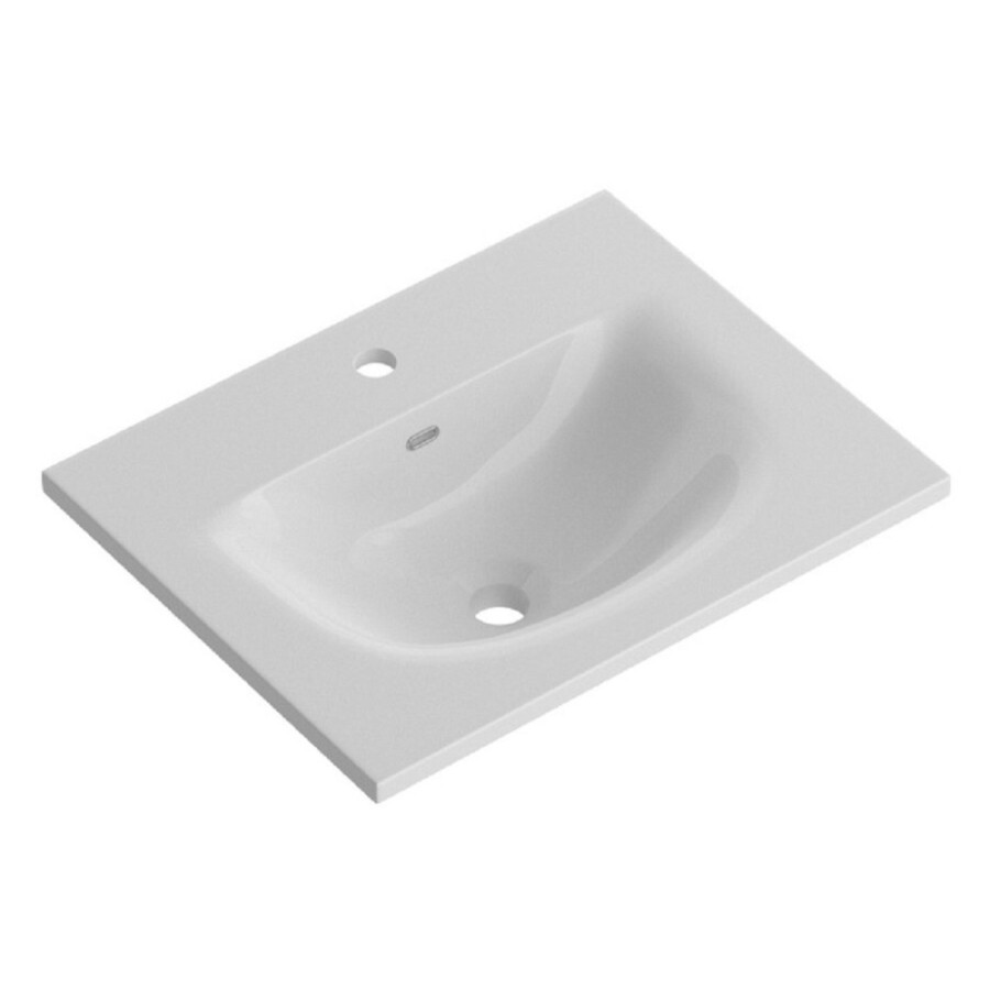 Раковина BelBagno BB-8099-3-50, 50 х 40 см, керамика, белый