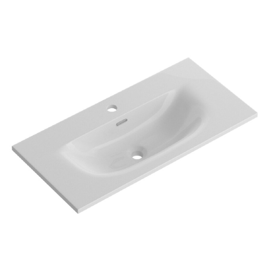 Раковина BelBagno BB-8099-3-80, 80 х 40 см, керамика, белый
