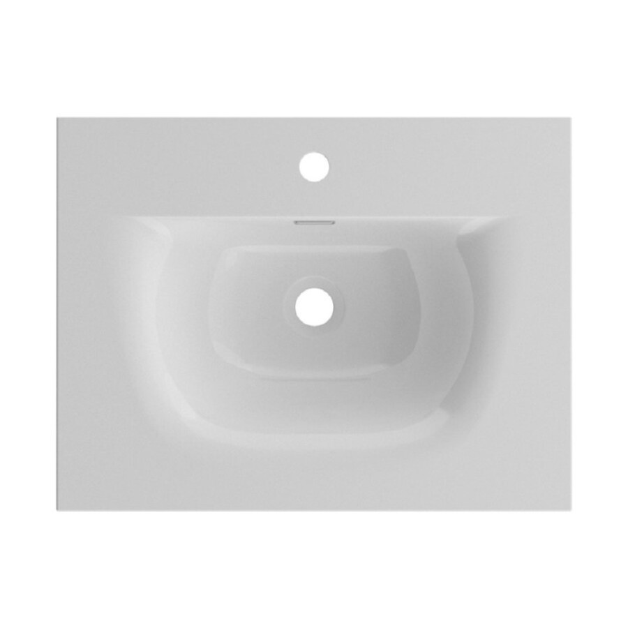 Раковина BelBagno Uno BB-8099-60, 61 см, керамика, белый