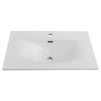Раковина BelBagno Uno BB-8099-70, 71 см, керамика, белый