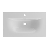 Раковина BelBagno Uno BB-8099-80, 81 см, керамика, белый