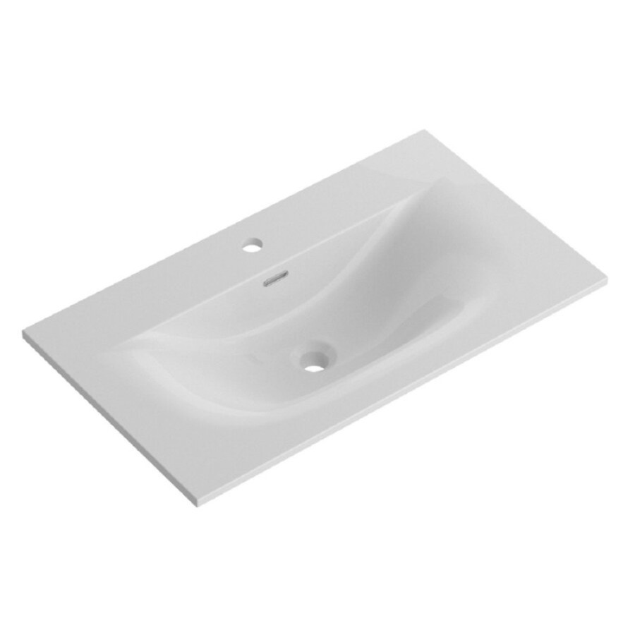Раковина BelBagno Uno BB-8099-90, 91 см, керамика, белый