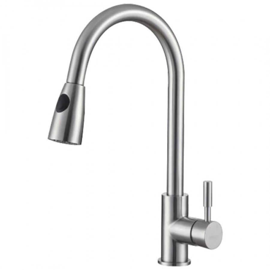 Смеситель для кухонной мойки BelBagno Nova BB-LAM31-IN, цвет сатин