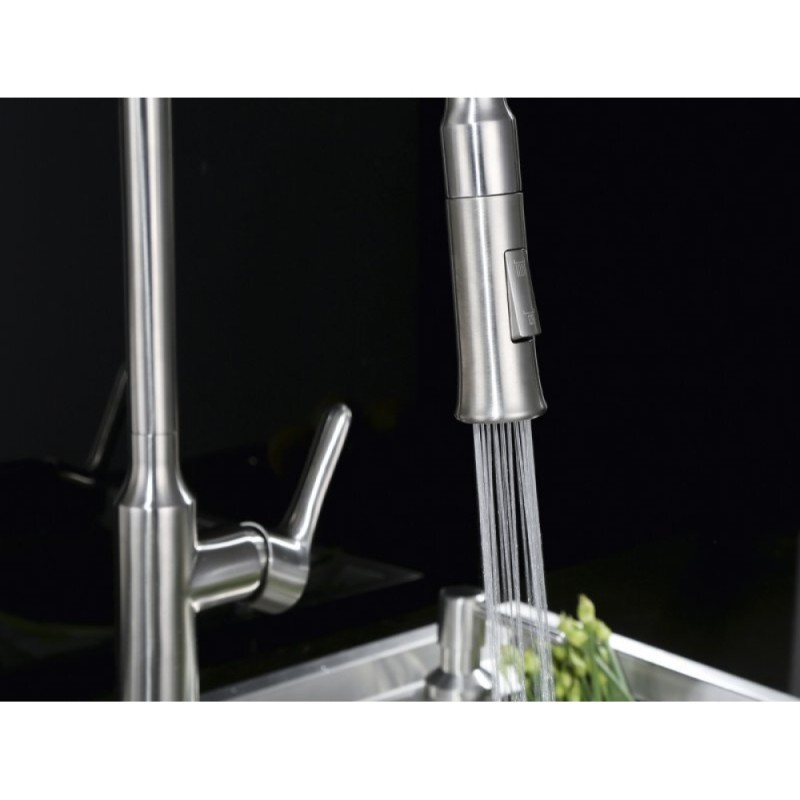 Смеситель для кухонной мойки BelBagno BB-LAM38-IN, цвет сатин