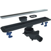 Дренажный канал BelBagno Luce BB-LD-LUCE-60-CR, 60 см, с решеткой под плитку, цвет хром