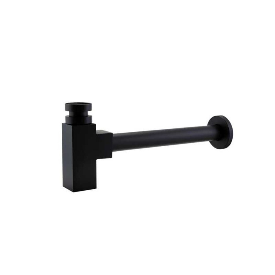 Сифон для раковины BelBagno, черный, BB-SMQ2-NERO