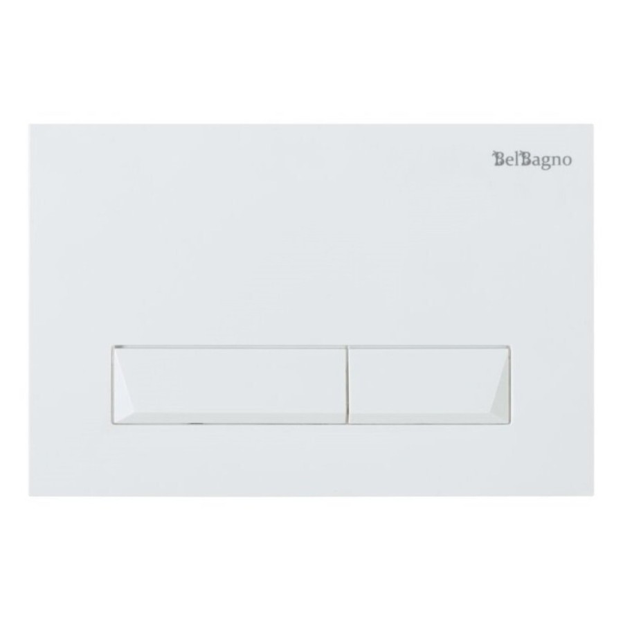 Кнопка смыва BelBagno Marmi BB009-MR-BIANCO, белый
