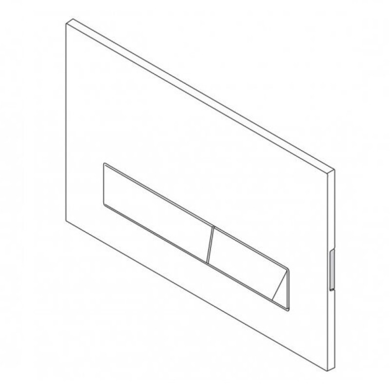 Кнопка смыва BelBagno Marmi BB010-MR-CHROME, хром глянцевый