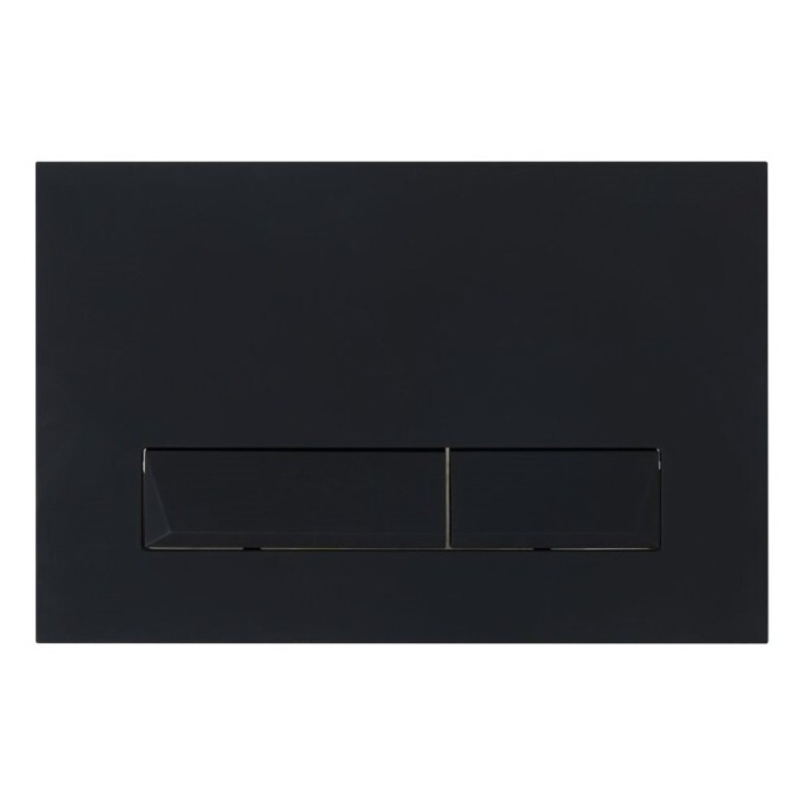 Кнопка смыва BelBagno Marmi BB012-MR-NERO.M, черный матовый Tocco Morbido