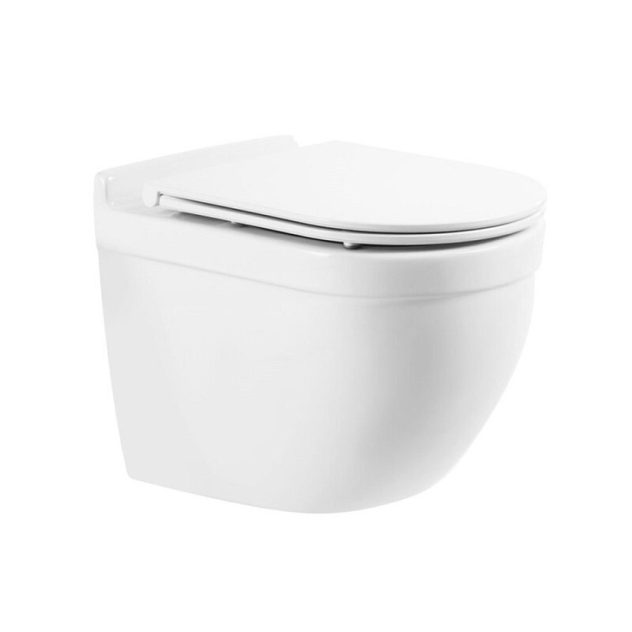Подвесной унитаз BelBagno Tornado Senso-Tor BB017CH-TOR, безободковый, цвет белый