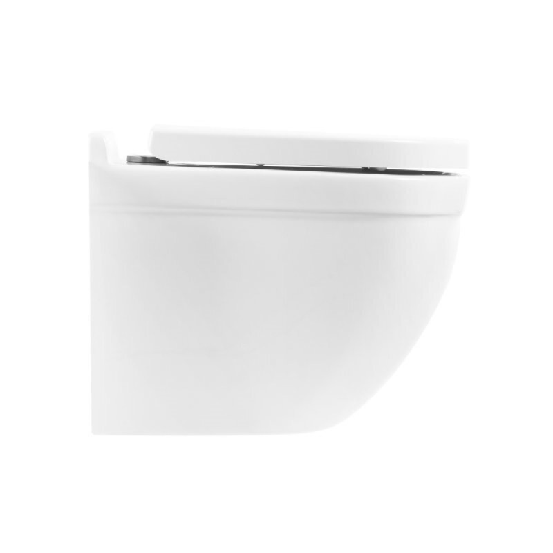 Подвесной унитаз BelBagno Tornado Senso-Tor BB017CH-TOR, безободковый, цвет белый