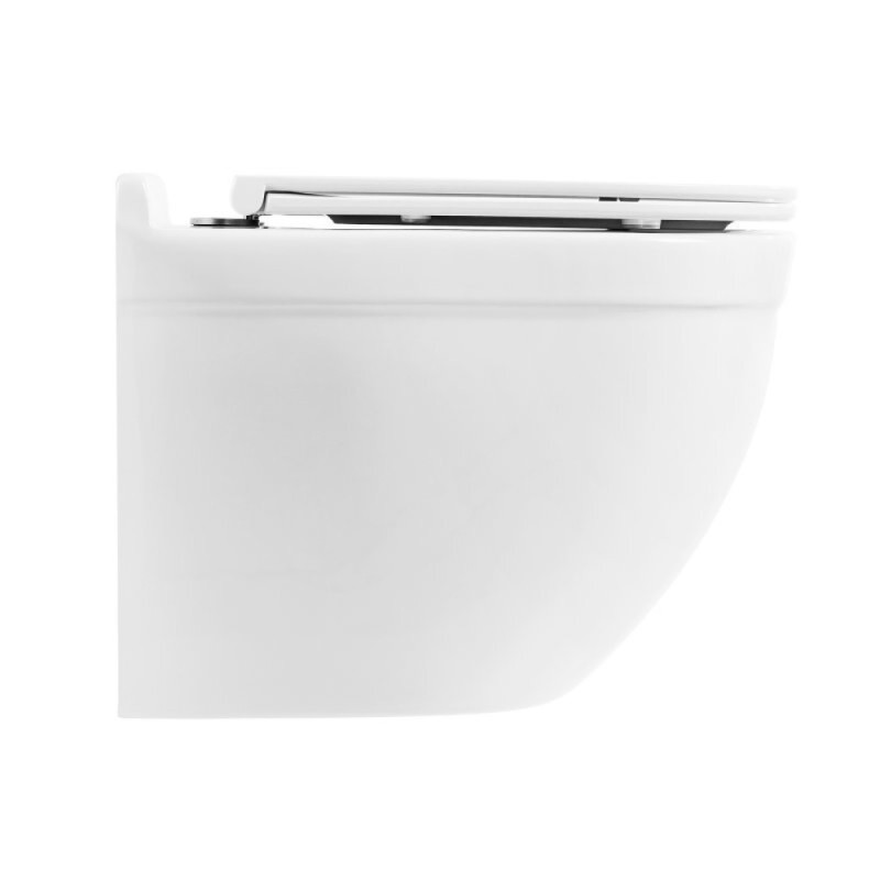 Подвесной унитаз BelBagno Tornado Senso-Tor BB017CH-TOR, безободковый, цвет белый