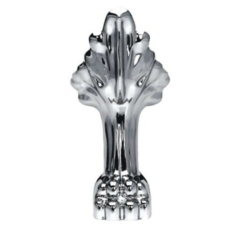 Ванна акриловая BelBagno, BB01BAFS-CRM, львиные лапы хром