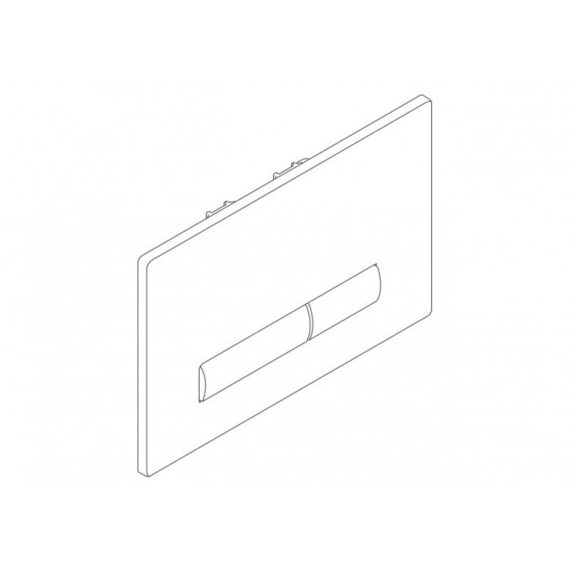Кнопка смыва BelBagno Genova BB020-GV-CHROME.M, хром матовый
