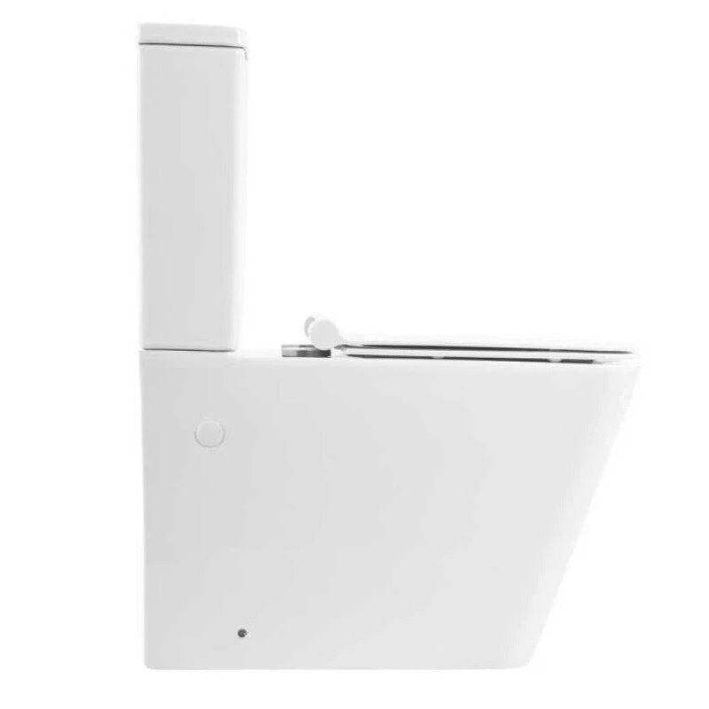 Напольный унитаз BelBagno Ardente-R BB02093CPR/BB02093T/BB2112SC, безободковый, с бачком, сиденье микролифт, белый