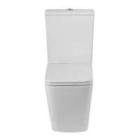 Напольный унитаз BelBagno Ardente-R BB02093CPR/SC/BB02093T, безободковый, с бачком, сиденье микролифт, белый