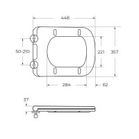 Напольный унитаз BelBagno Ardente-R BB02093CPR/SC/BB02093T, безободковый, с бачком, сиденье микролифт, белый