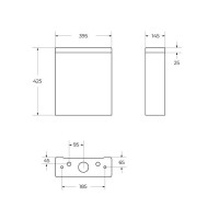 Напольный унитаз BelBagno Ardente-R BB02093CPR/SC/BB02093T, безободковый, с бачком, сиденье микролифт, белый