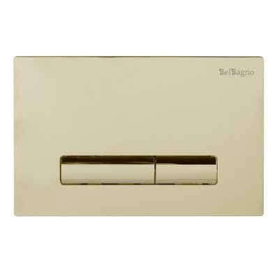Клавиша смыва BelBagno Genova BB022-GV-ORO, механическая, цвет золото глянцевое