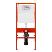 Инсталляция BelBagno для подвесного унитаза BB026, клавиша белая BB042BL