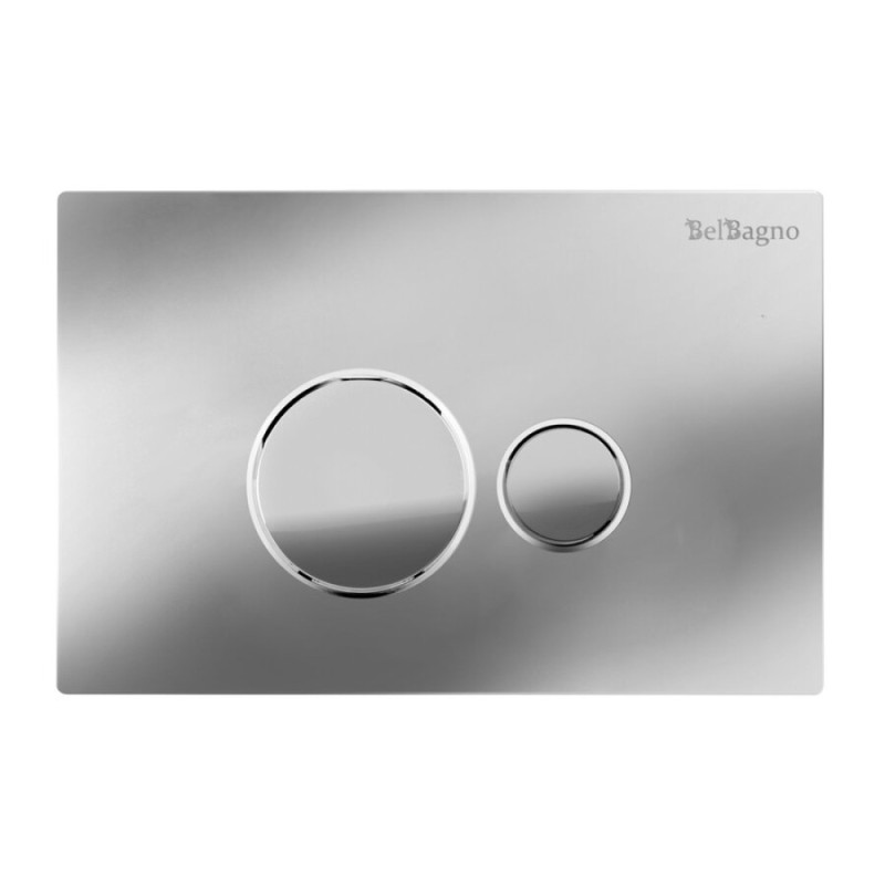 Инсталляция BelBagno BB026/BB081CR для подвесного унитаза с клавишей смыва, цвет хром