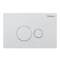 Инсталляция BelBagno BB026/BB082BL для подвесного унитаза с клавишей смыва, цвет белый