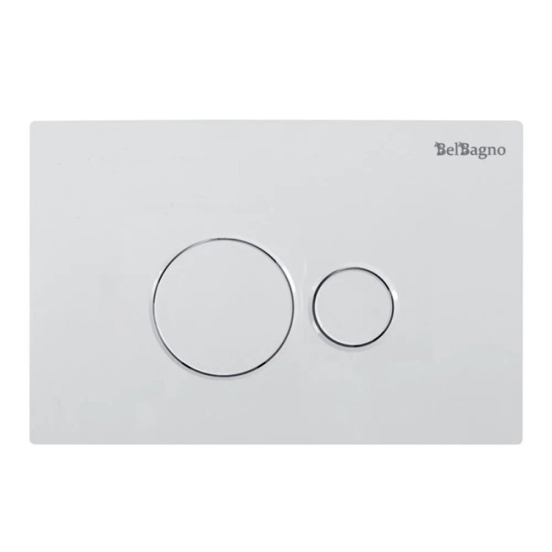Инсталляция BelBagno BB026/BB082BL для подвесного унитаза с клавишей смыва, цвет белый