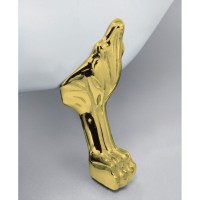 Ванна акриловая BelBagno BB04-ROS-ORO 170 х 85 см, ножки золото