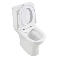 Напольный унитаз BelBagno LOUNGE, безободковый, сиденье soft close, белый, BB045/051T/BB045CPR/SC
