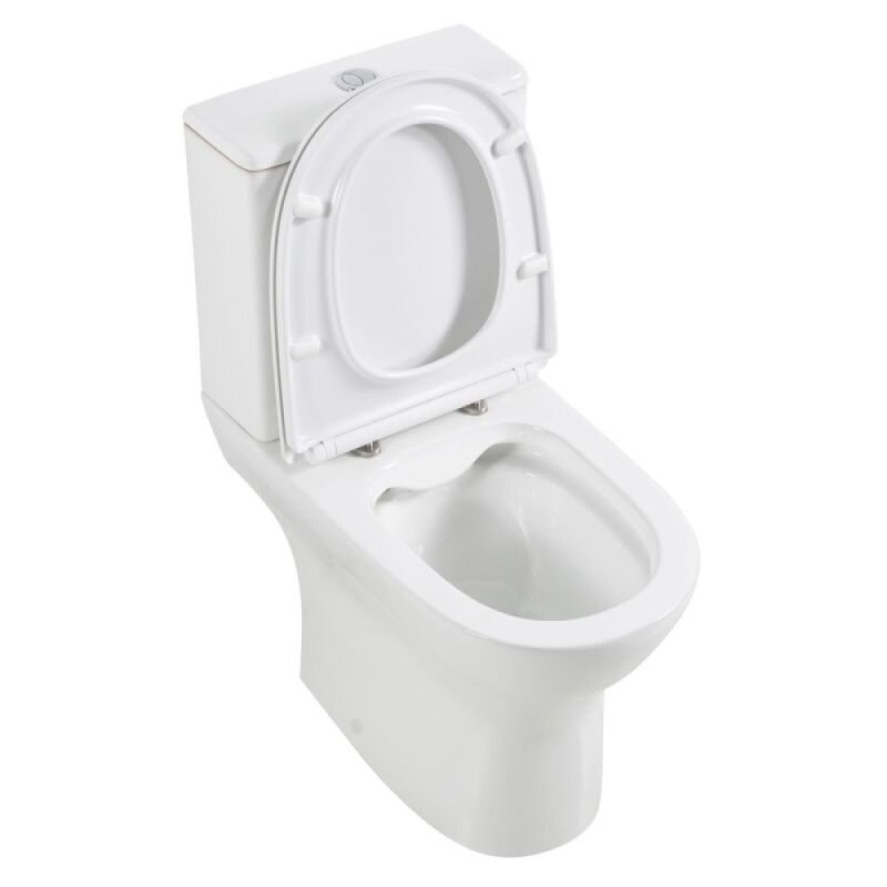 Напольный унитаз BelBagno LOUNGE, безободковый, сиденье soft close, белый, BB045/051T/BB045CPR/SC