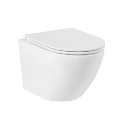 Унитаз подвесной безободковый со смывом Tornado BelBagno Sfera-TOR BB046CH-TOR