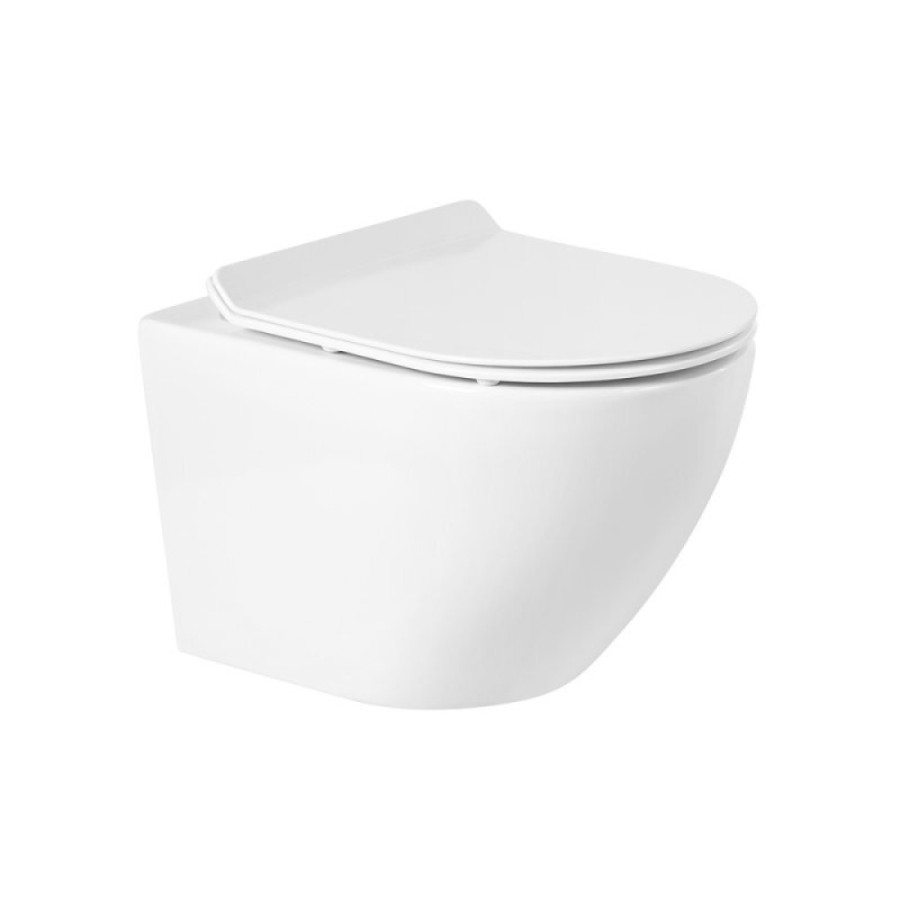 Унитаз подвесной безободковый со смывом Tornado BelBagno Sfera-TOR BB046CH-TOR